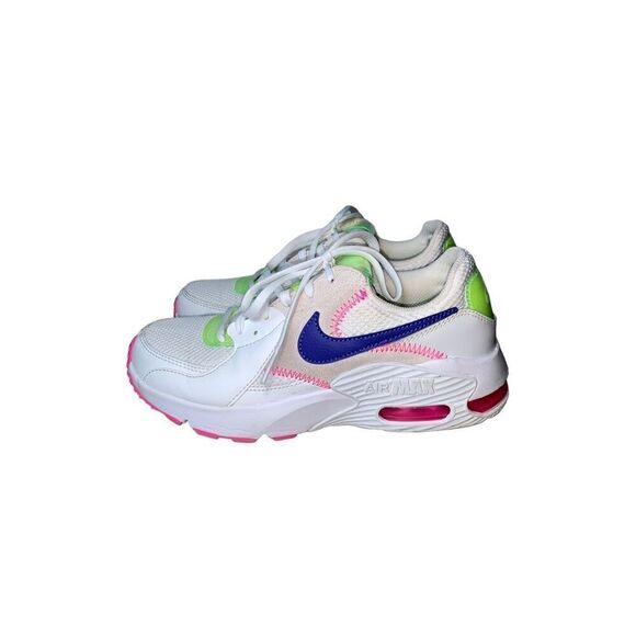 NIKE Air Max Excee White/Indigo Burst/Pink Blast - Picture 6 of 13